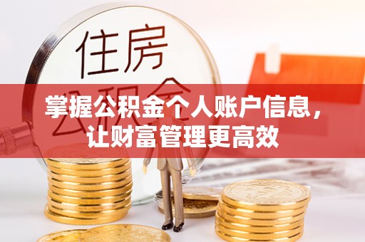 临淄掌握公积金个人账户信息，让财富管理更高效